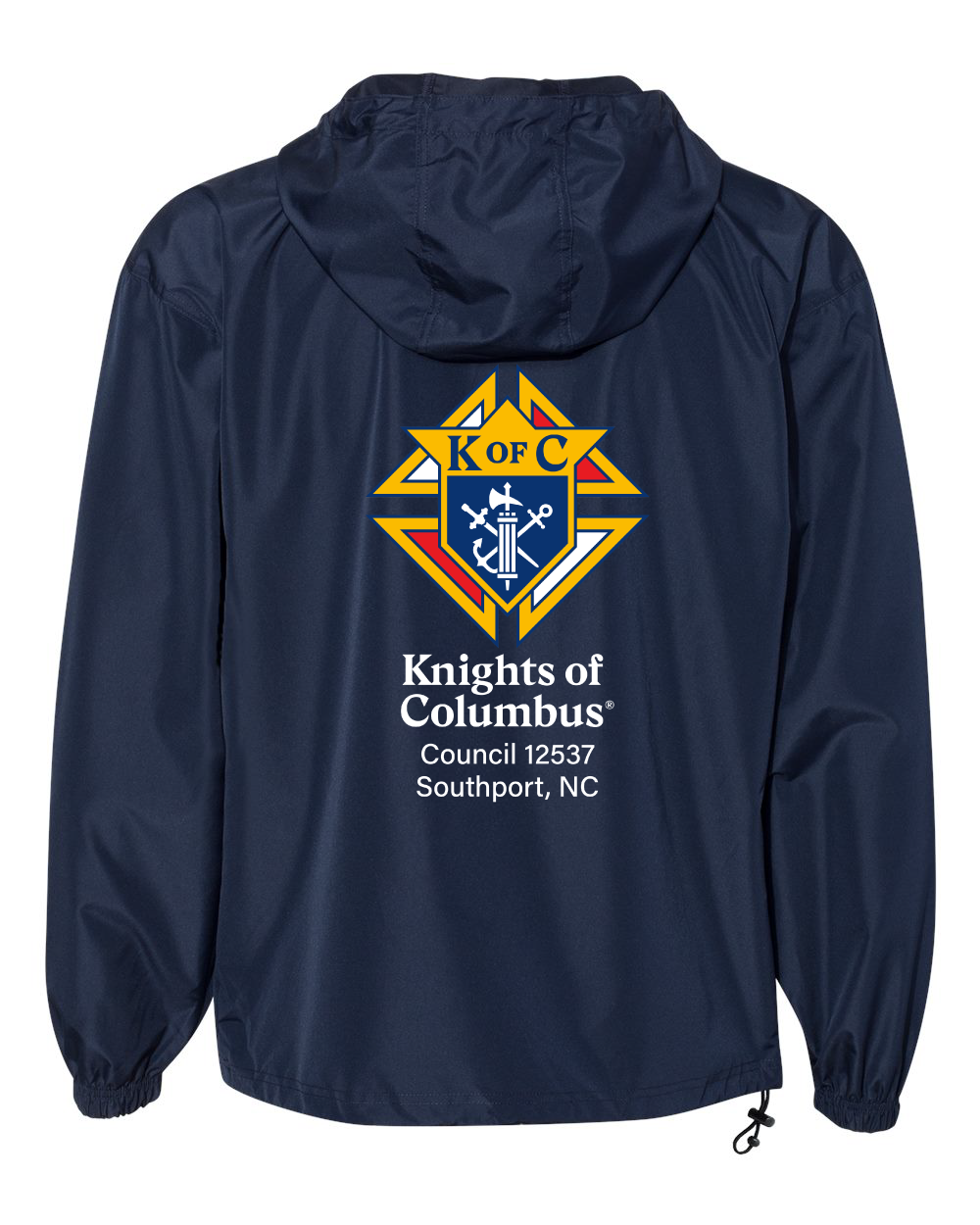 Knights of Columbus Unisex Packable Anorak Jacket