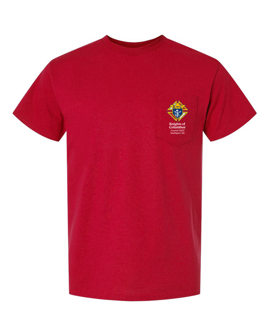 Knights of Columbus Unisex Heavy Cotton™ Pocket T-Shirt